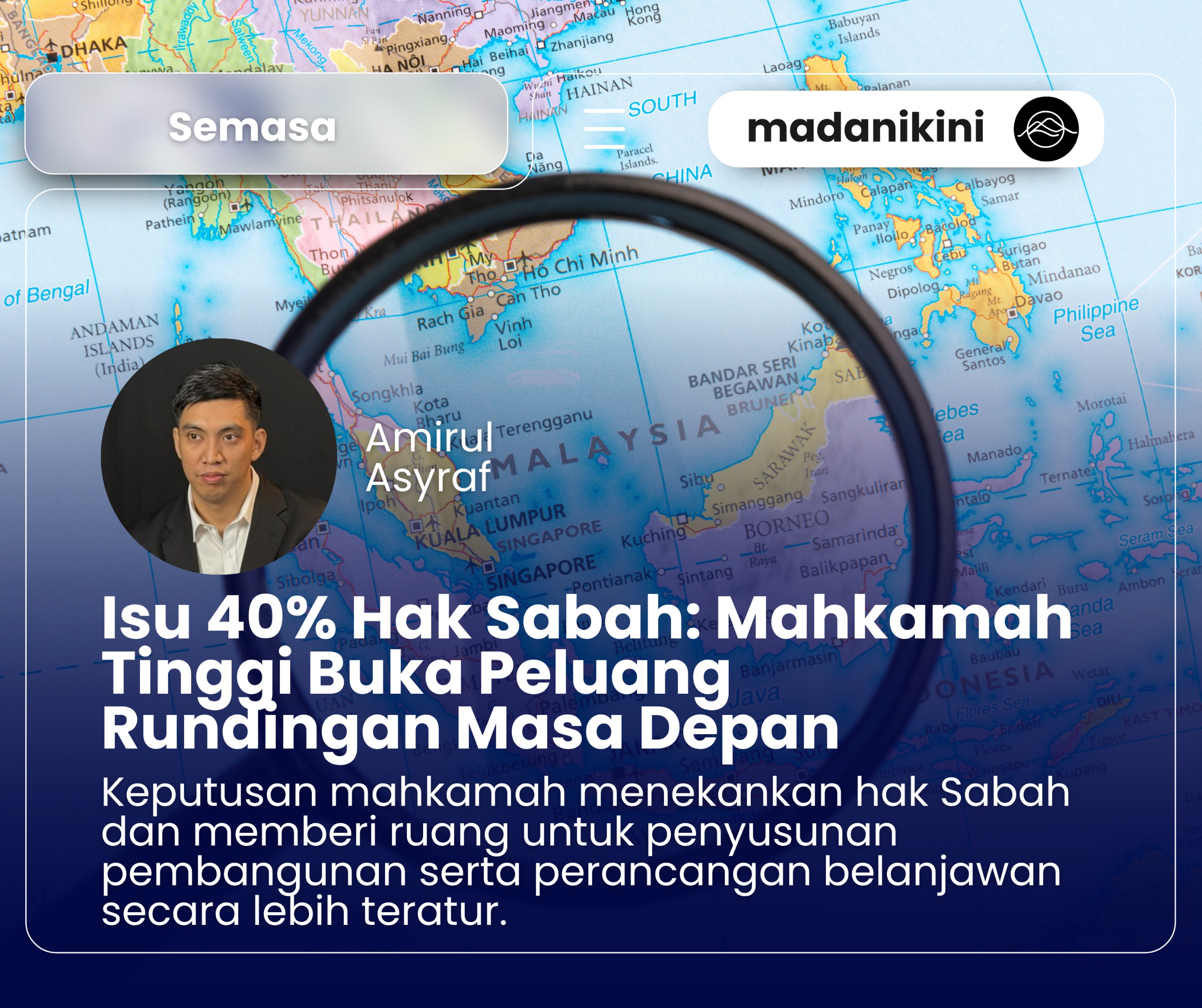 Isu 40% Hak Sabah: Seperti Menarik Rambut Dalam Tepung