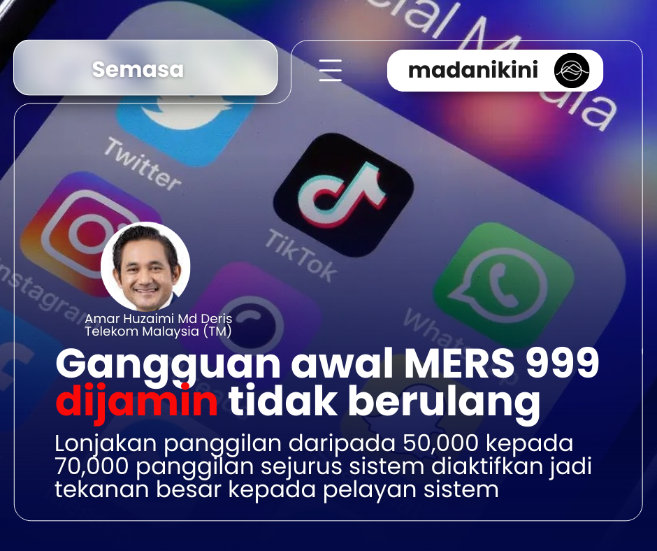 Gangguan awal MERS 999 dijamin tidak berulang