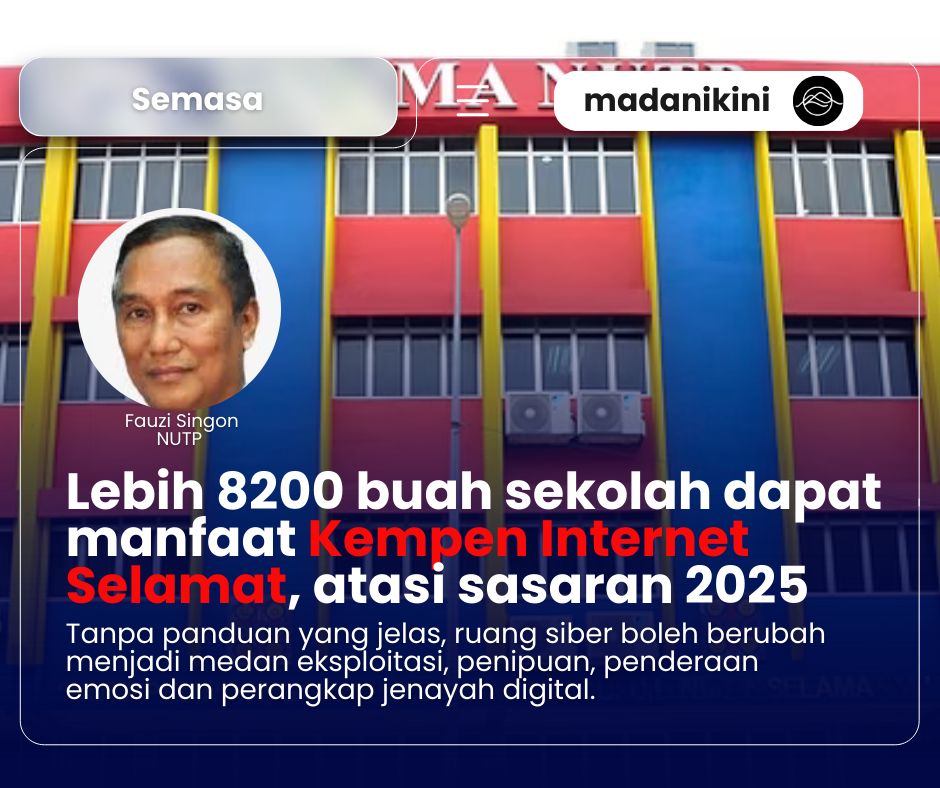 Lebih 8200 buah sekolah mendapat manfaat dari Kempen Internet Selamat, atasi sasaran 2025